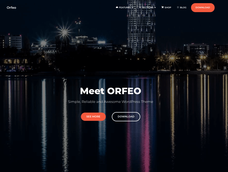 Orfeo WP Theme