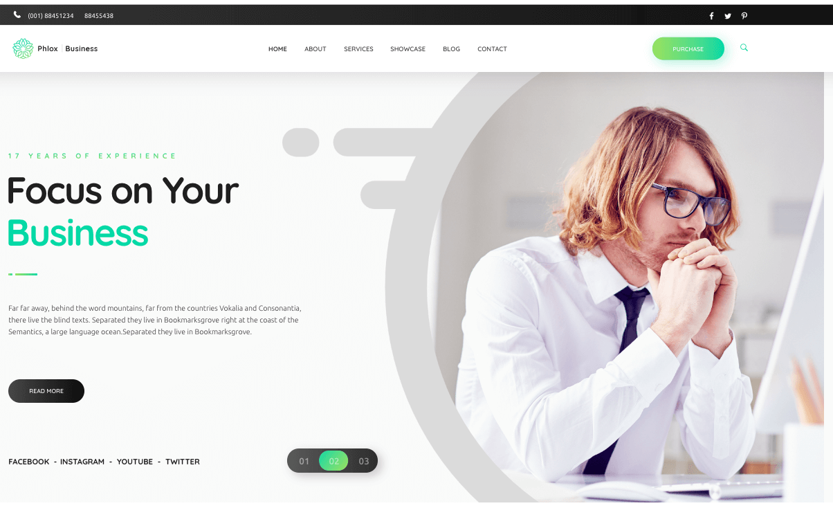 PHLOX WordPress Free theme