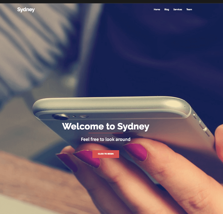 Sydney WordPress Theme