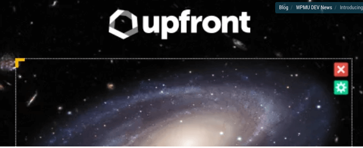 upfront page builder