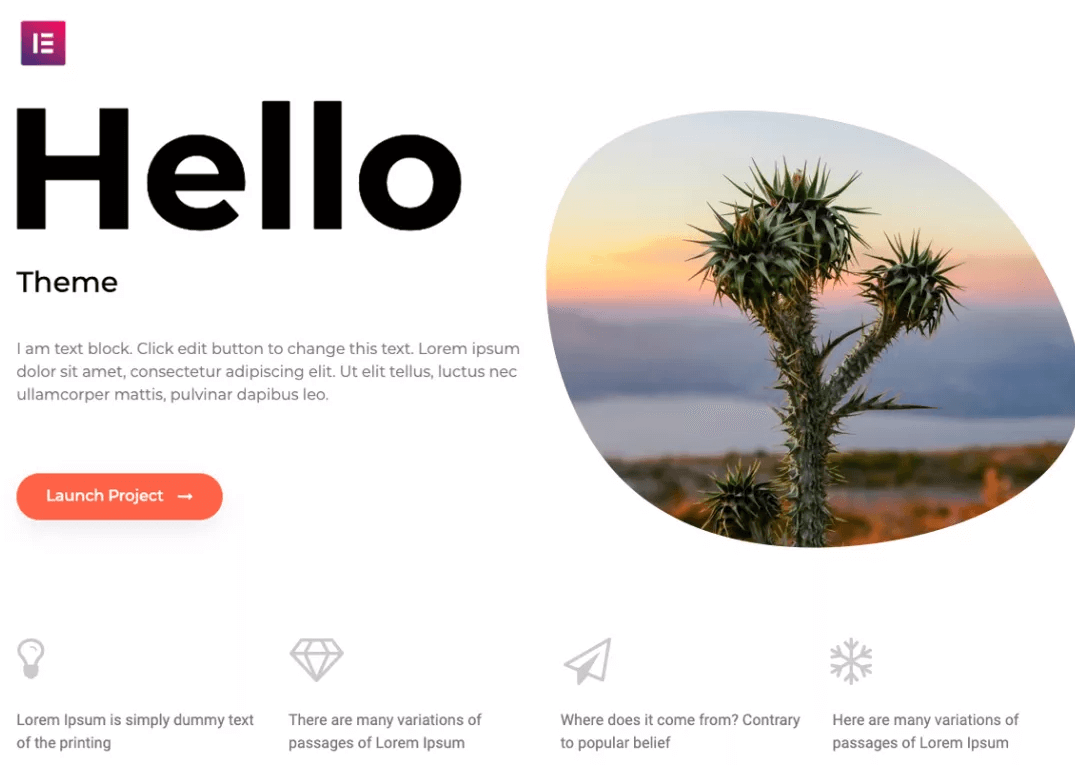hello elementor wordpress best free theme