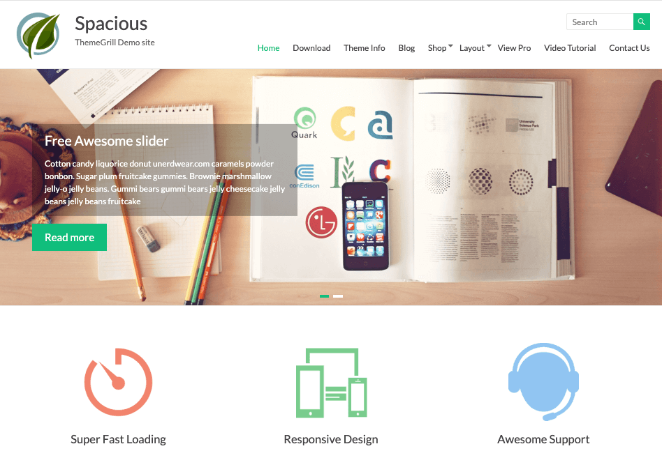 specious wordpress theme