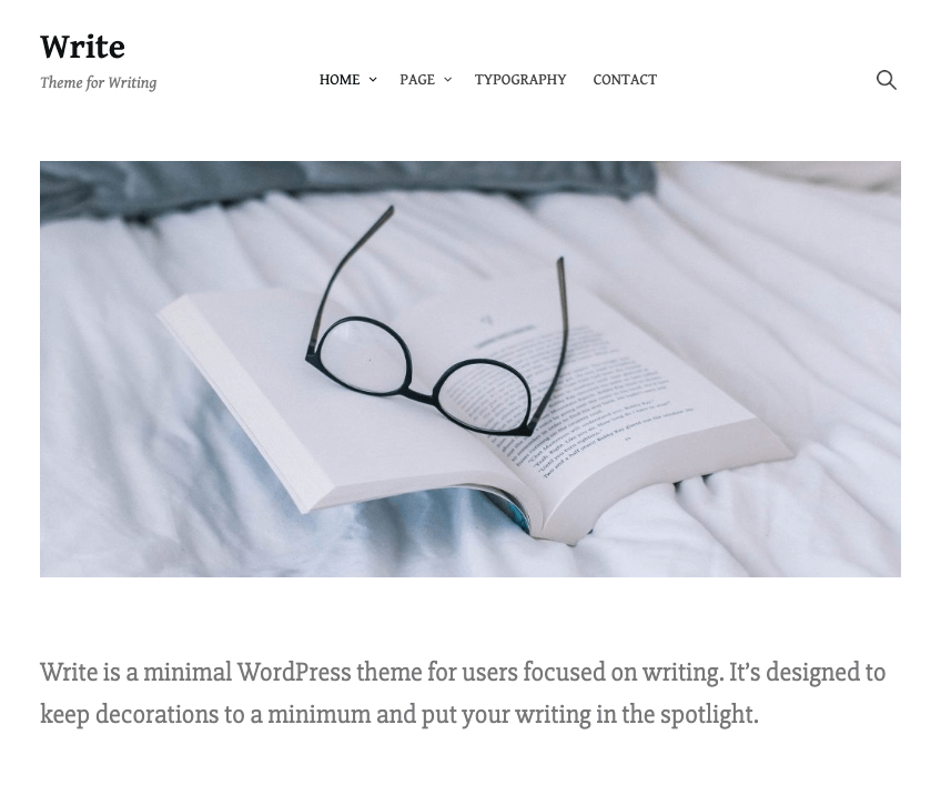 write wordpress theme free