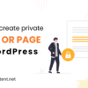 How-t-create-private-page-and-post-in-WordPress