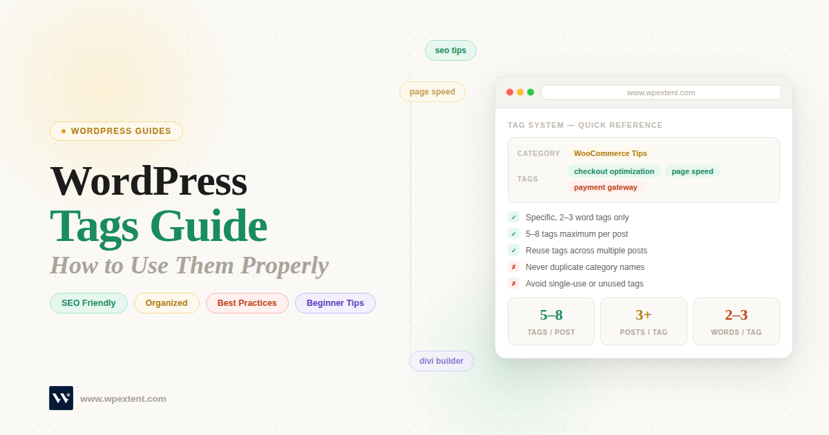 WordPress Tags Guide
